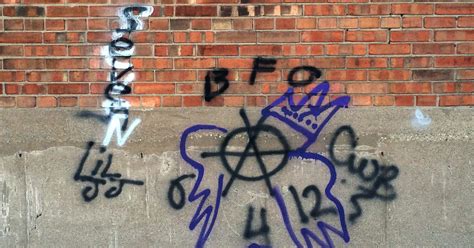 Observing Chicago&x27;s curfew law is another way to avoid gangs and gang activity. . Gang graffiti symbols